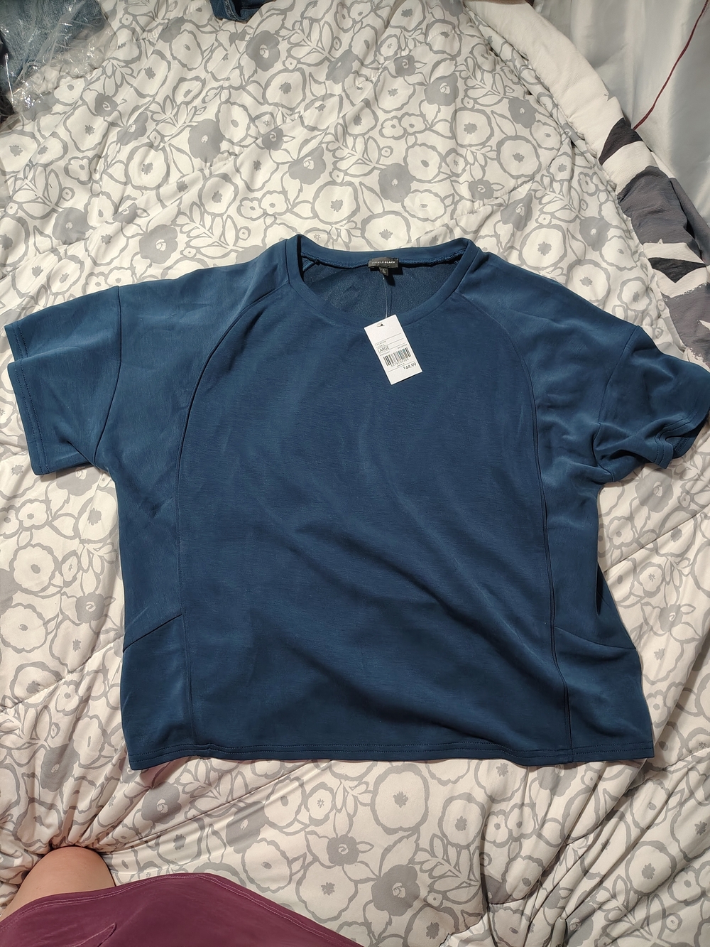 Buckle Navy Blue Short-Sleeve Crewneck Tee